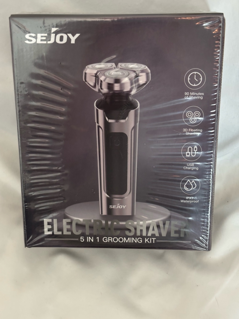 Electric Shaver for Men - Waterproof Grooming Kit